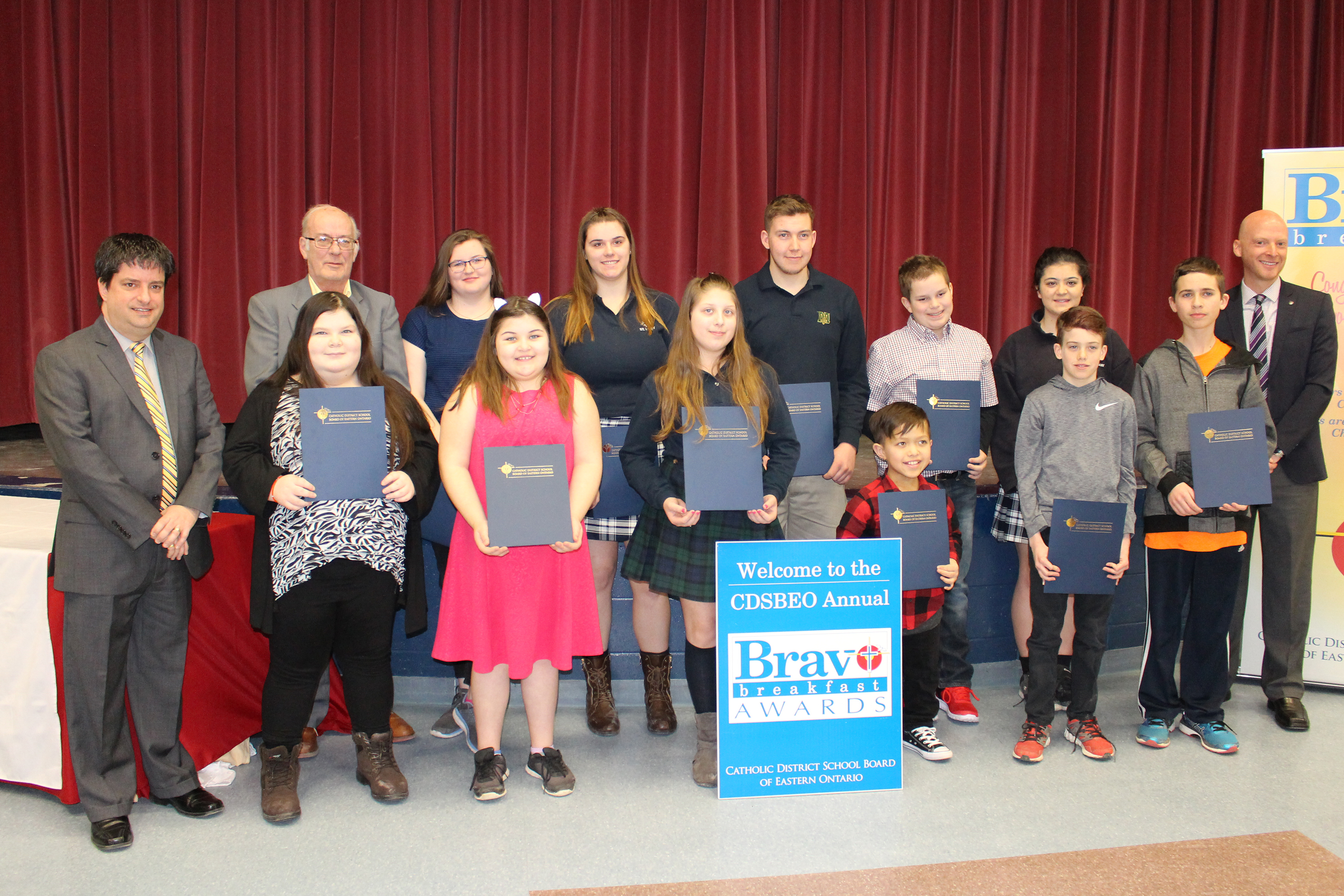 Thumbnail for the post titled: Brockville Area Students Recognized With Bravo Breakfast Awards