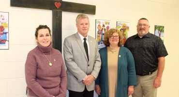 MPP John Jordan Visits Sacred Heart, Lanark