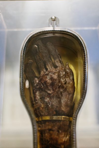 The relic of St. Francis Xavier