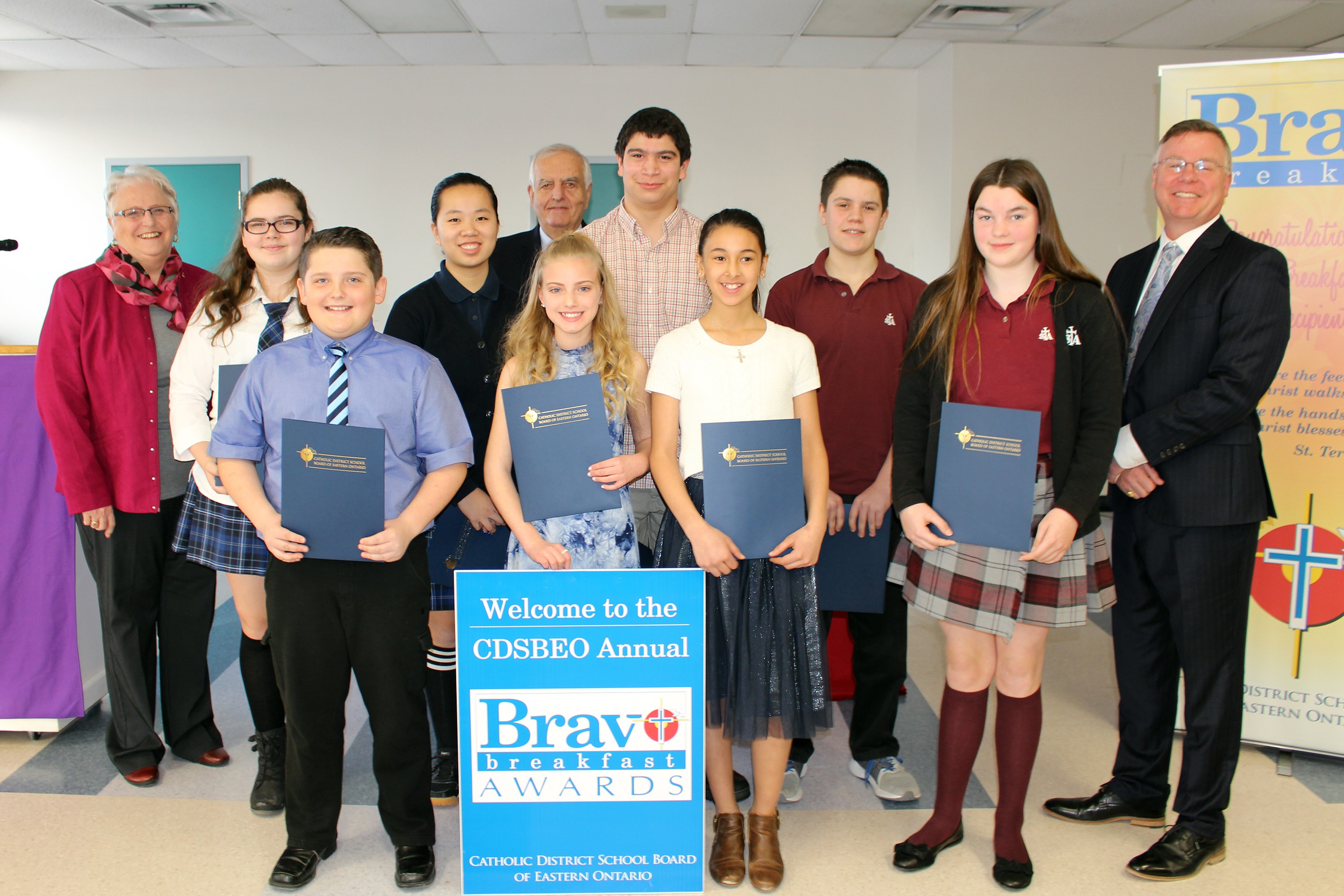 Thumbnail for the post titled: Prescott-Russell Area Students Recognized With Bravo Breakfast Awards