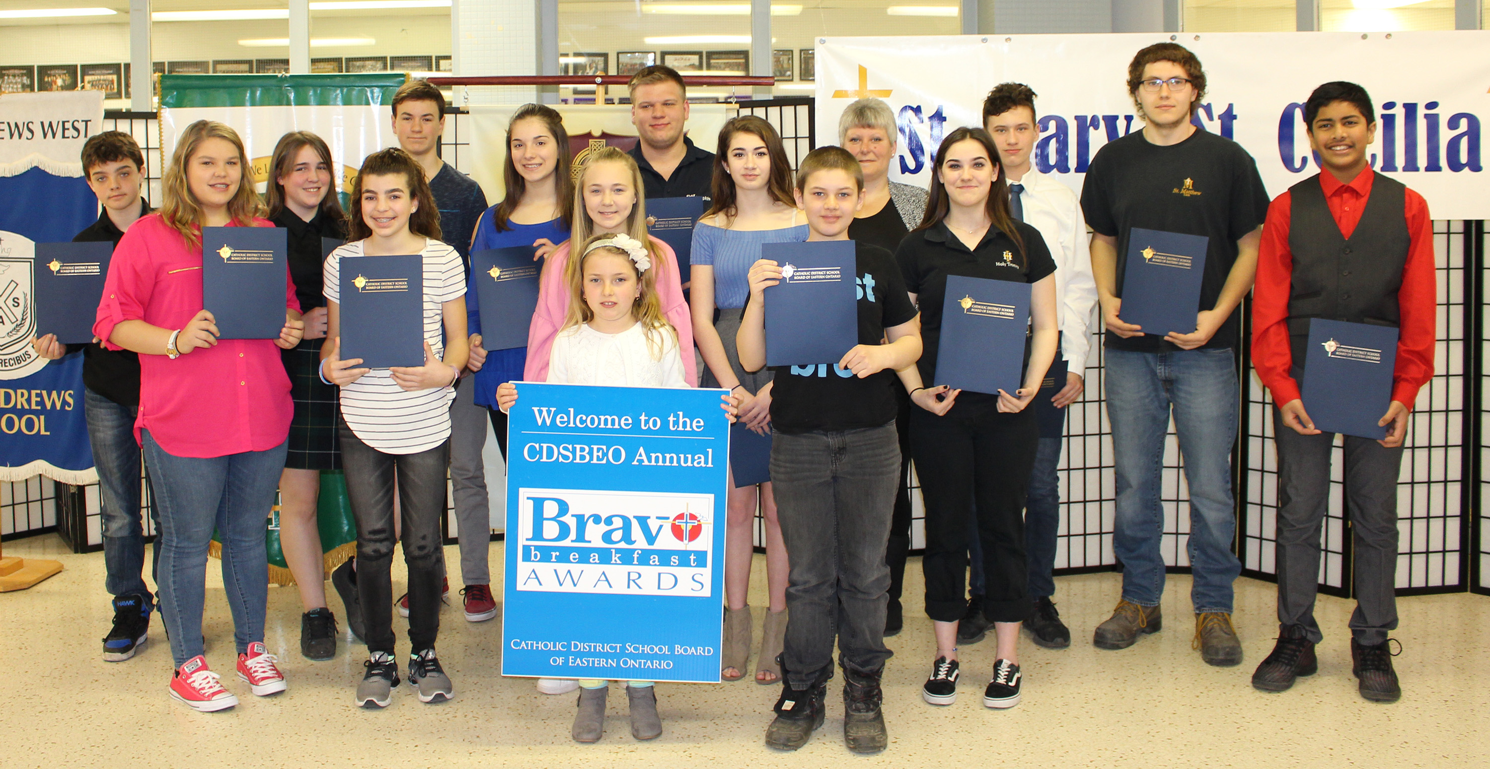 Thumbnail for the post titled: Cornwall Area Students Recognized With Bravo Breakfast Awards