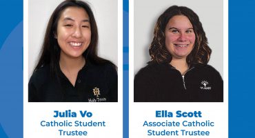 Catholic Student Trustees Installed for the 2021-2022 School Year