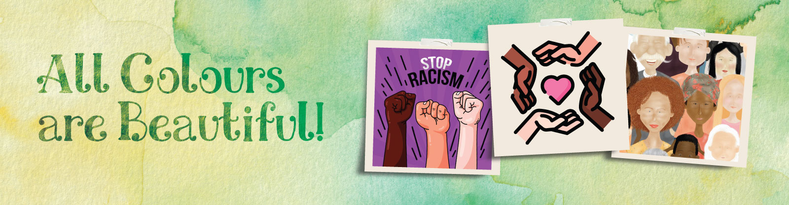 Anti-Racism art contest banner image.