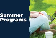 Summer Programs website banner.