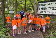 Students in the summer learning program on a field trip.