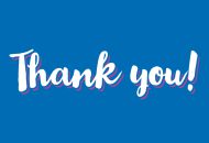 Thank you graphic.