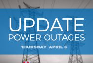 Thumbnail for the post titled: Power Outages Update – April 6