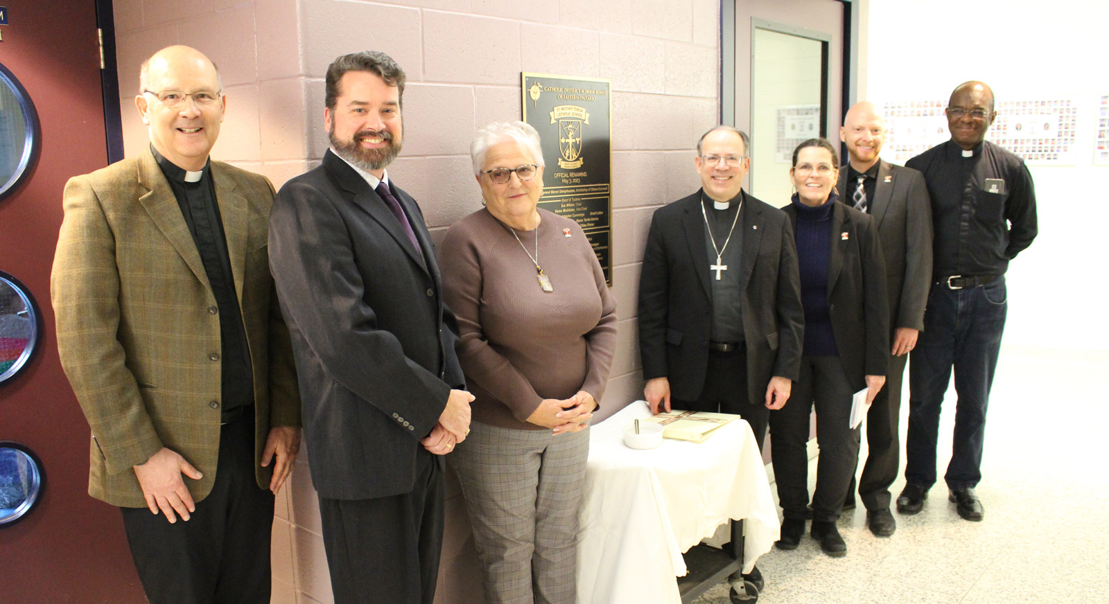 St. Mother Teresa Catholic School renaming ceremony.