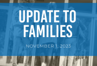 Thumbnail for the post titled: Update to Families – Hold and Secure