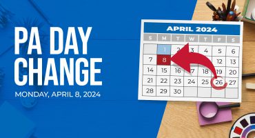 April 2024 PA Day Date Change