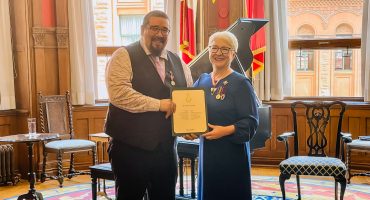 Kaajuk Kablalik Receives the King Charles III Coronation Medal
